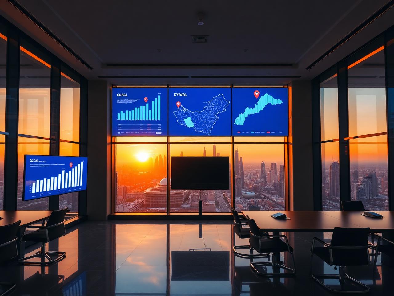 Dubai and Abu Dhabi skyline representing GCC market expansion