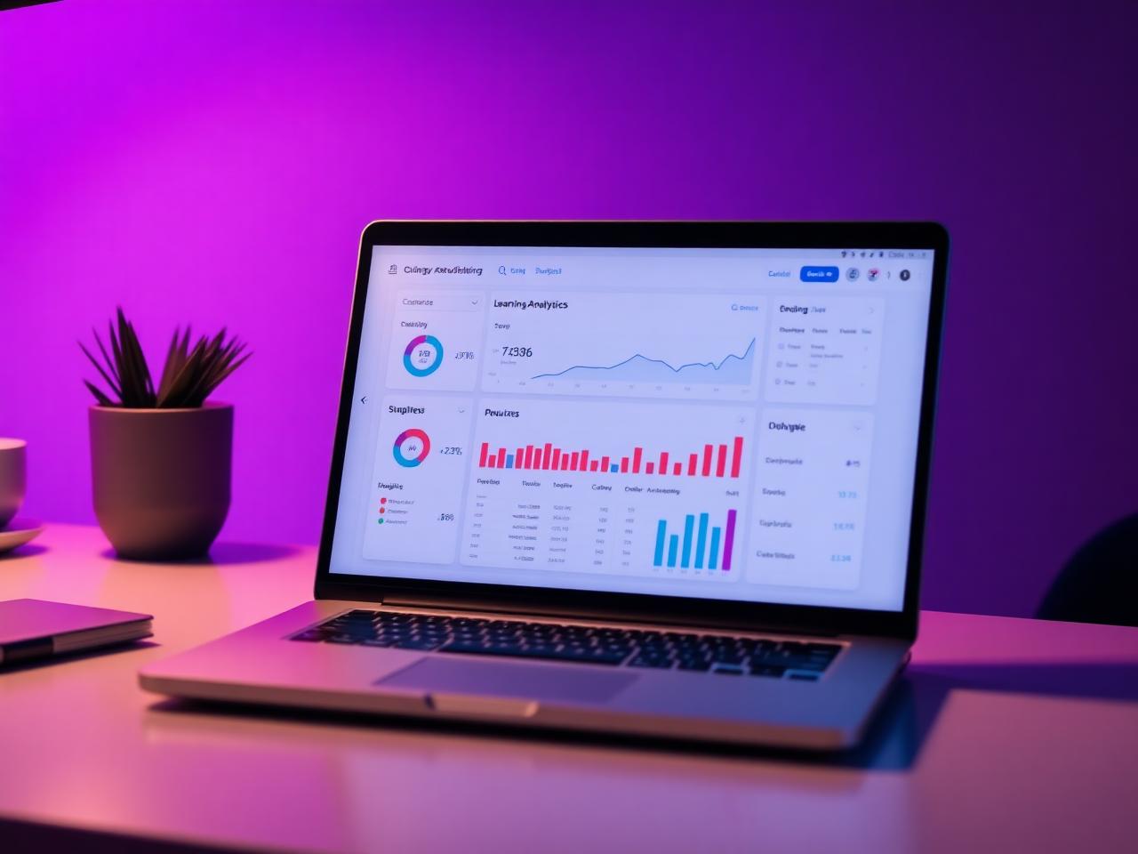 GoScore Learning LMS analytics dashboard